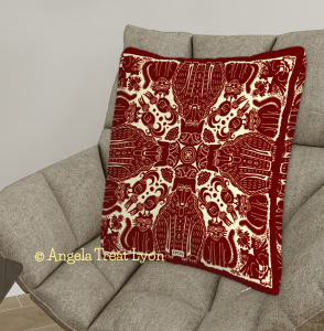 BIG DOG, BIG KITTY & STRANGE MICE FRIENDS PILLOW