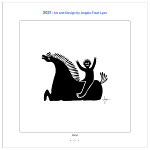 HAPPY RIDER B/W INK